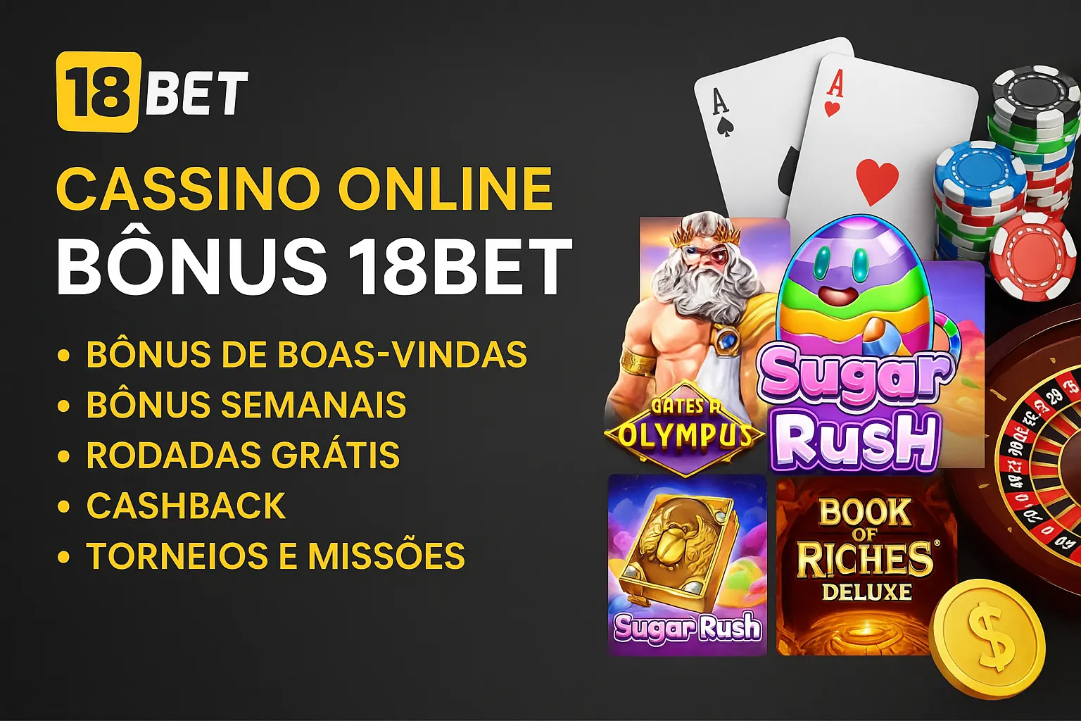 O bônus promocional 18BET é uma ótima maneira de começar sua aventura