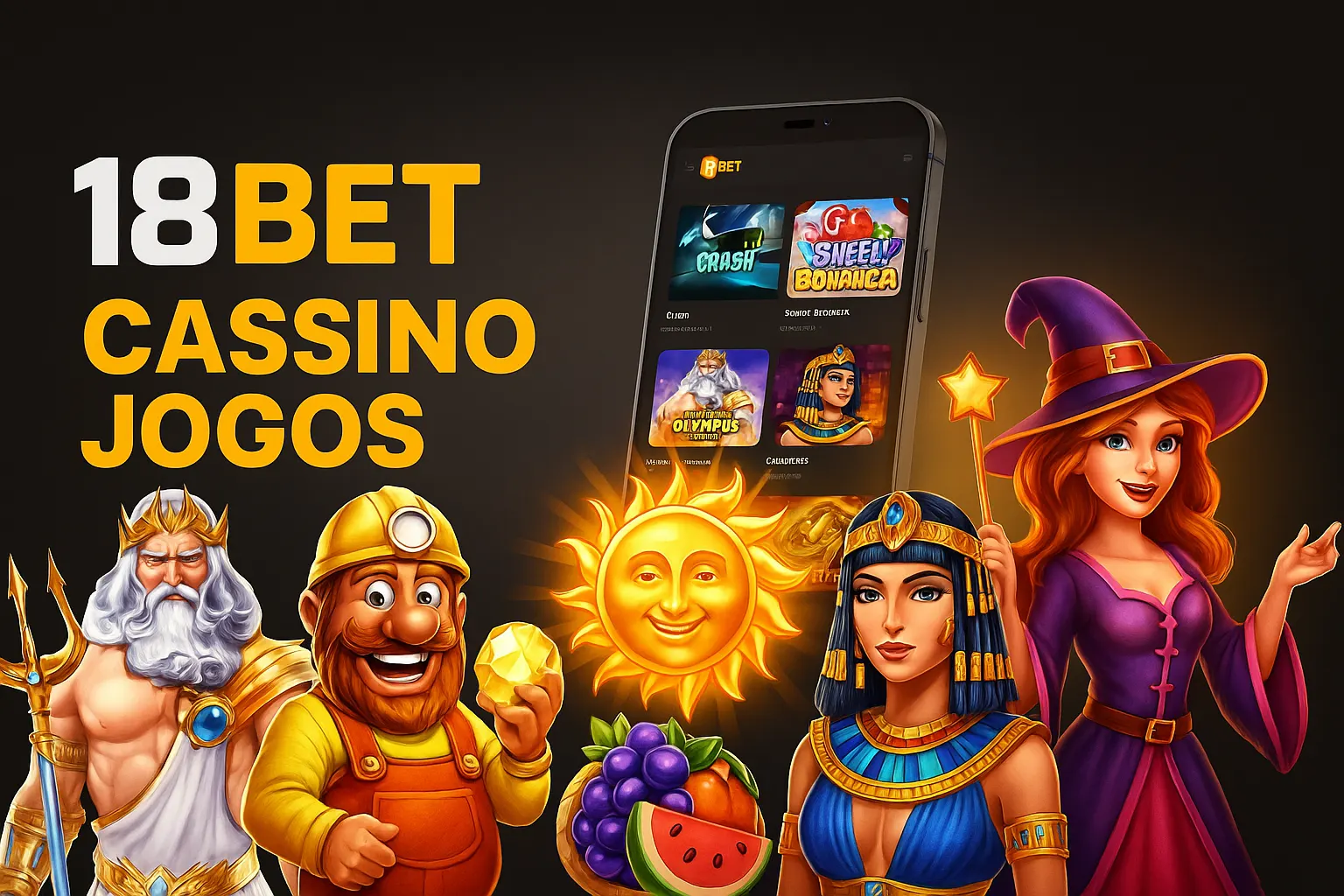 Jogos de cassino online 18BET