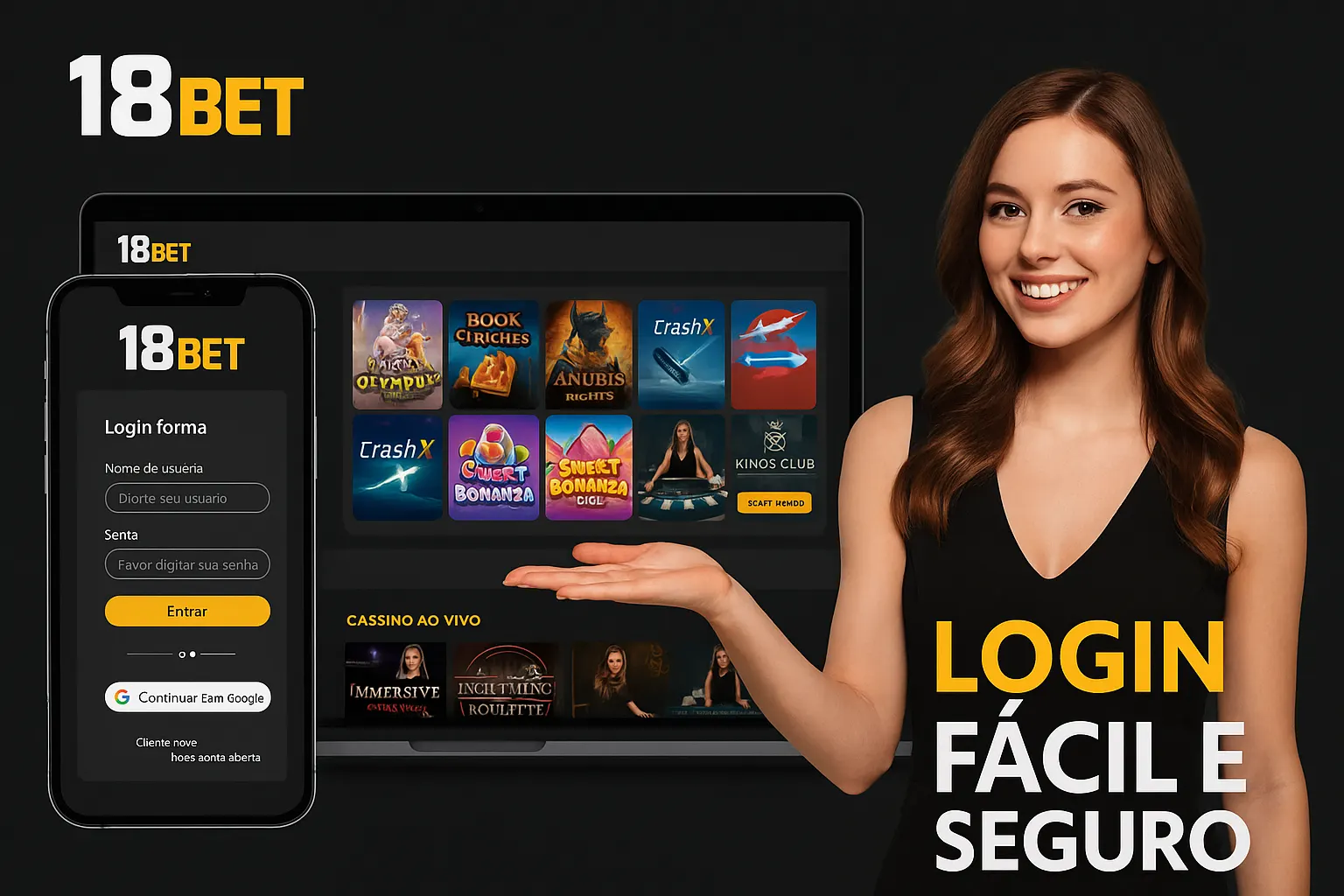 Login no Cassino 18BET