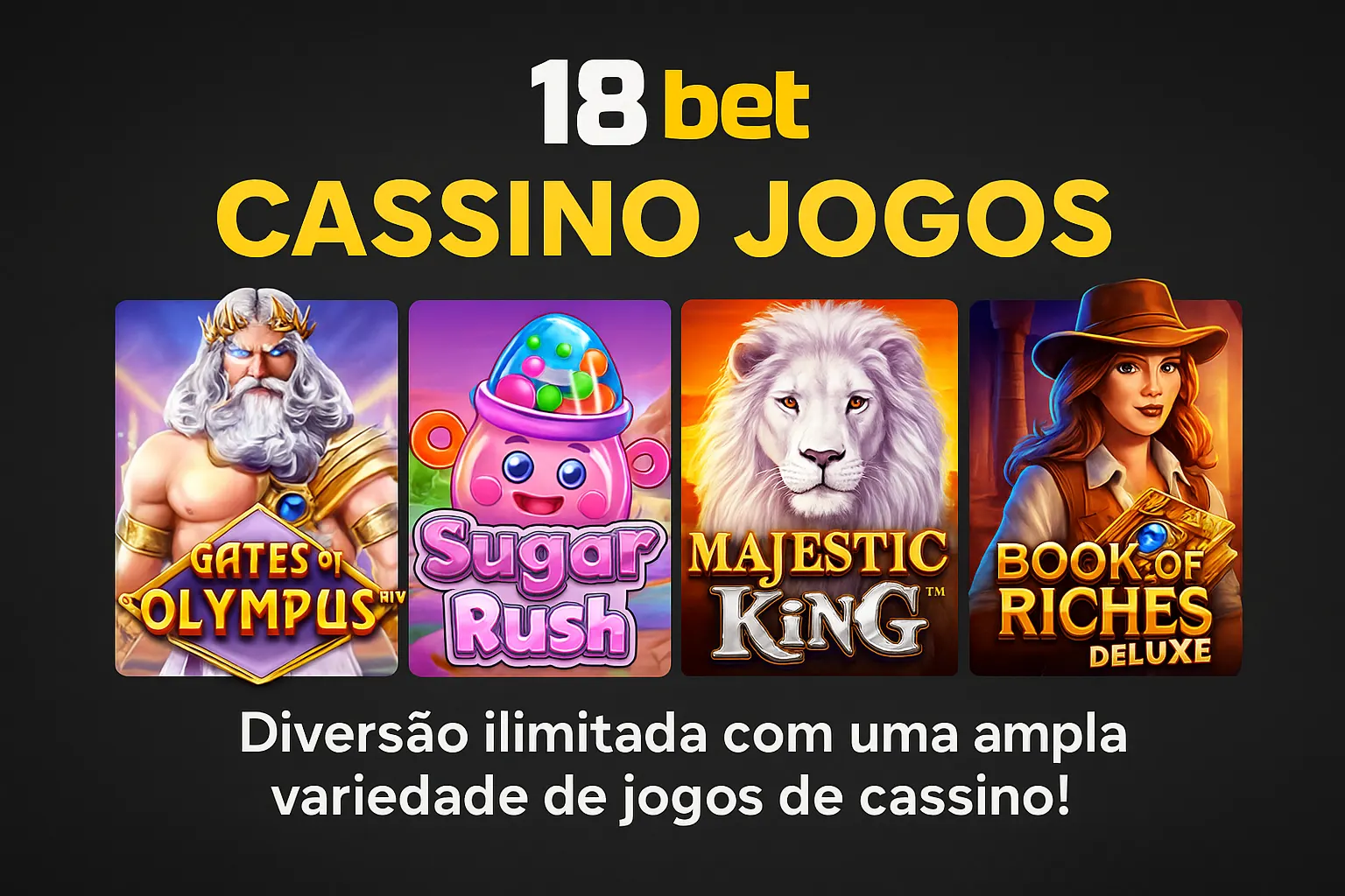 Jogos de cassino online inovadores e emocionantes na 18BET