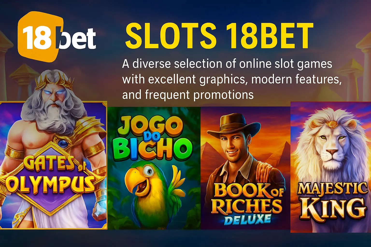 Explore o mundo das slot machines no 18BET Casino
